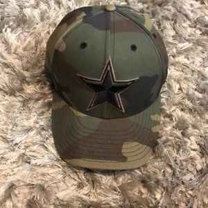 Cowboys Camo fitted hat